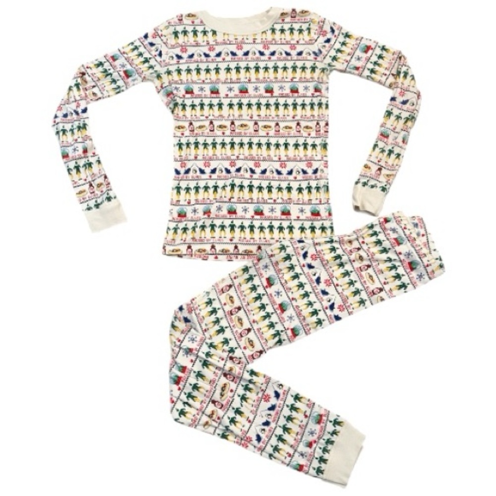 Hanna Andersson x Elf “Raised by Elves” Organic Cotton Pajamas – Size 14 / 160cm